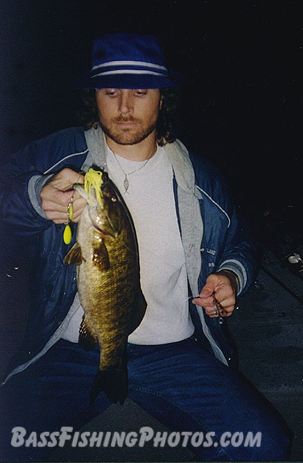 A nice smallie caught at Gardner Lake, in CT. Sadly, fish like this are pretty rare at that lake these days :(