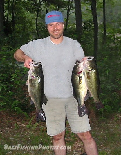 Caught these during a night tourney. One was over 7 lbs. and the other two were 6+ lbs. I had two other little rats to give me a 21.75 lb. 5-fish bag!