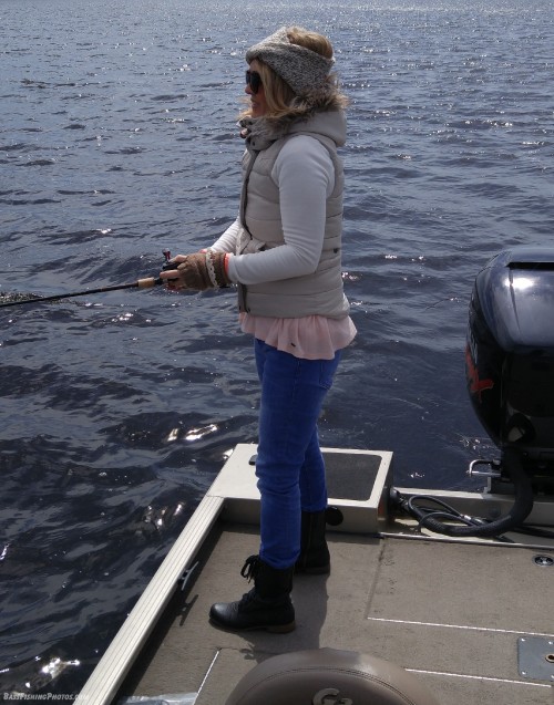 My wife's fishing trip of 2017. I took the time to teach her how to use a baitcaster. She did great!